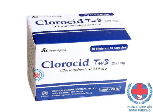 Nhận biết thuốc Clorocid Tw3 250mg dạng viên nén giả